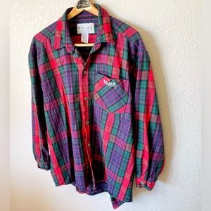 Vintage 90s E.N.U.F. Oversized Flannel size M